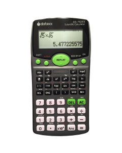 Datexx 2-Line Scientific Calculator with Natural Textbook Display. DS-782ES