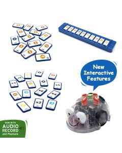 Blue-bot Tactile Pack: Blue-bot  Robot, Tactile Reader Set and tactile cards extension pack
