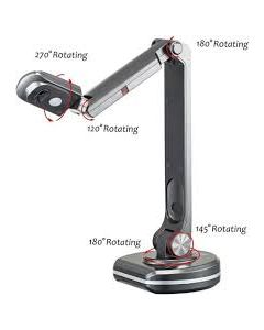 Joyusing V500S Visualizer Ultra Portable Document Camera | Object Scanner 8.0 Mega Pixels Auto-focus