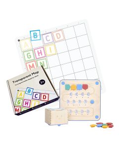 Primo Cubetto Coding Robot with Transparent Map 6x6 Bundle Pack