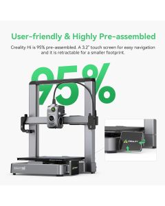 Creality Hi 3D Printer, Support Multi-Color 3D Printing, RFID Filament Reading, Fully Automated Filament Detection, All Metal Frames, Large Build Volume