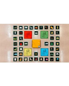 Action Mats Mini Words for the development of confidence in vocabulary and descriptive skills in early years