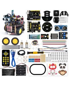 Keyestudio Smart Little Turtle Robot Car V3.0 for Arduino STEM Programable Robot Kit. KS0558